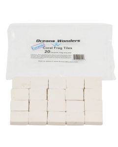 Oceans Wonders Ceramic Coral Frag Tiles - 20 Pack