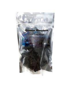 Hawaiian Black Ceramic Coral Frag Plugs